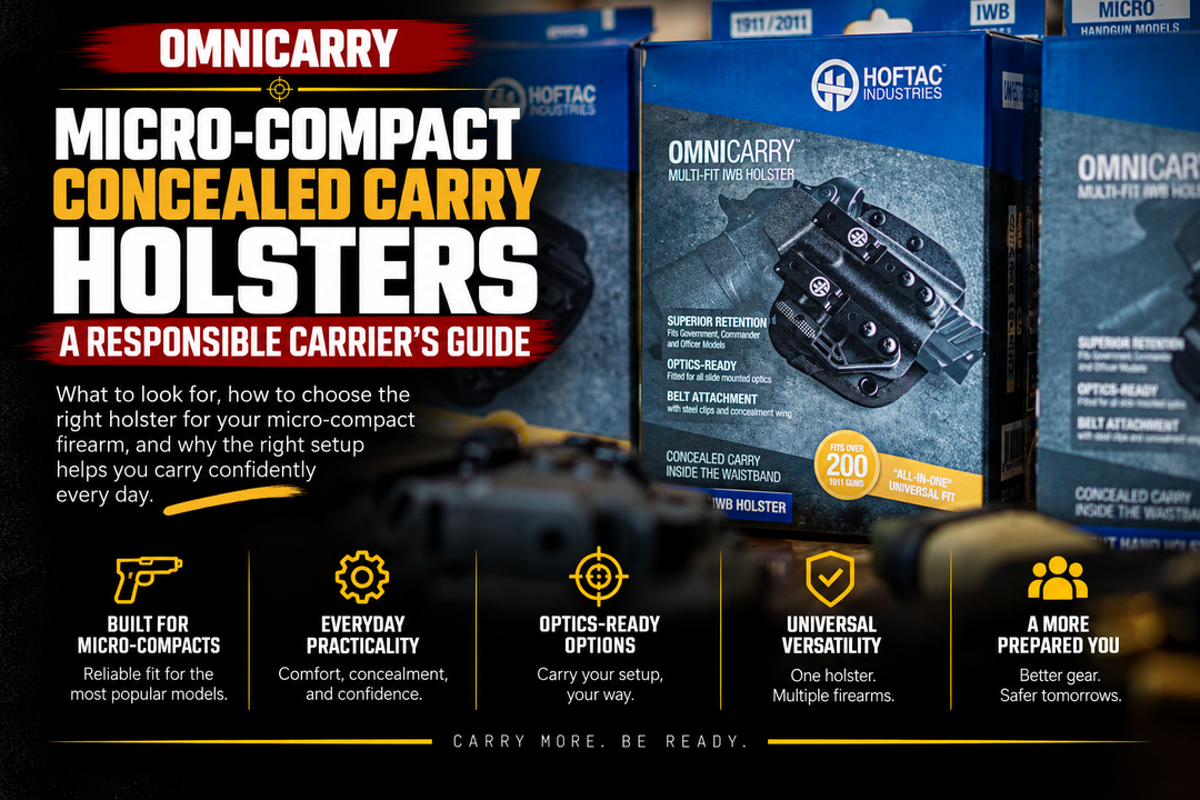 The Responsible Carrier’s Guide to the Micro Compact Concealed Carry Holster
