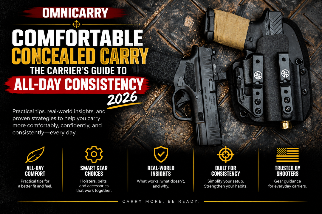Comfortable Concealed Carry Holster: The Carrier’s Guide to All-Day Consistency (2026)