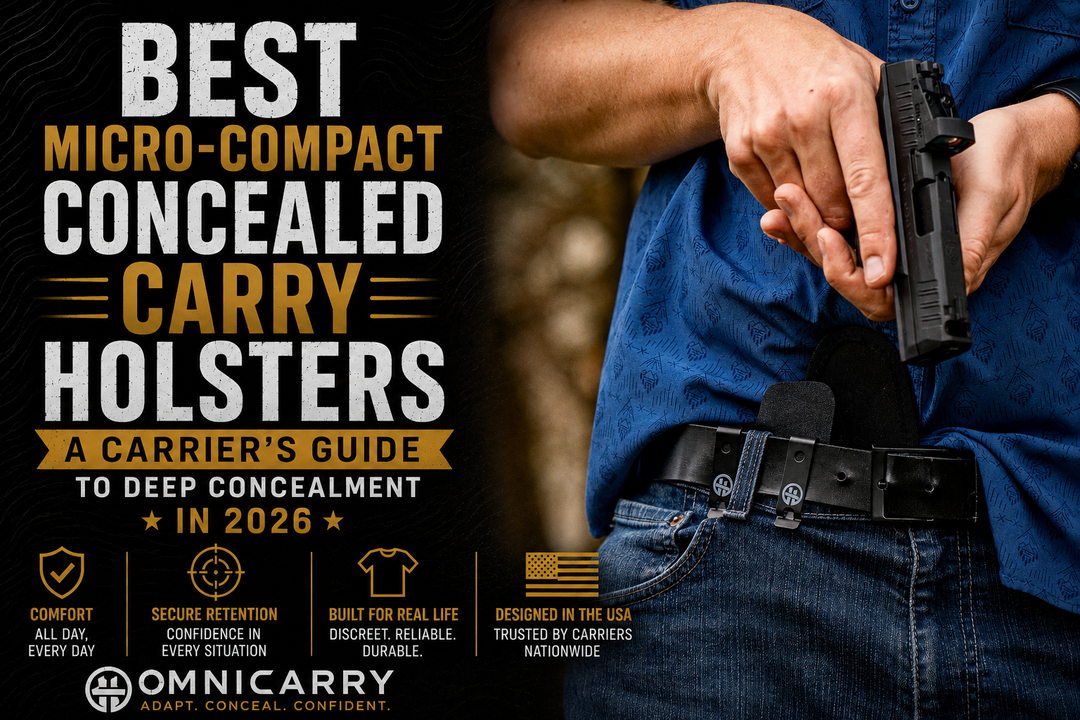 The Best Micro Compact Concealed Carry Holsters: A Carrier’s Guide to Deep Concealment in 2026